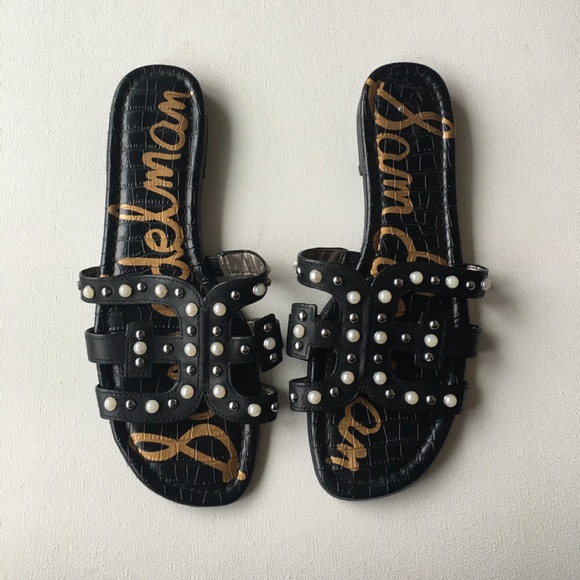 Sam Edelman Bay embellished slip on sandals Size 9.5 - Picture 5 of 13